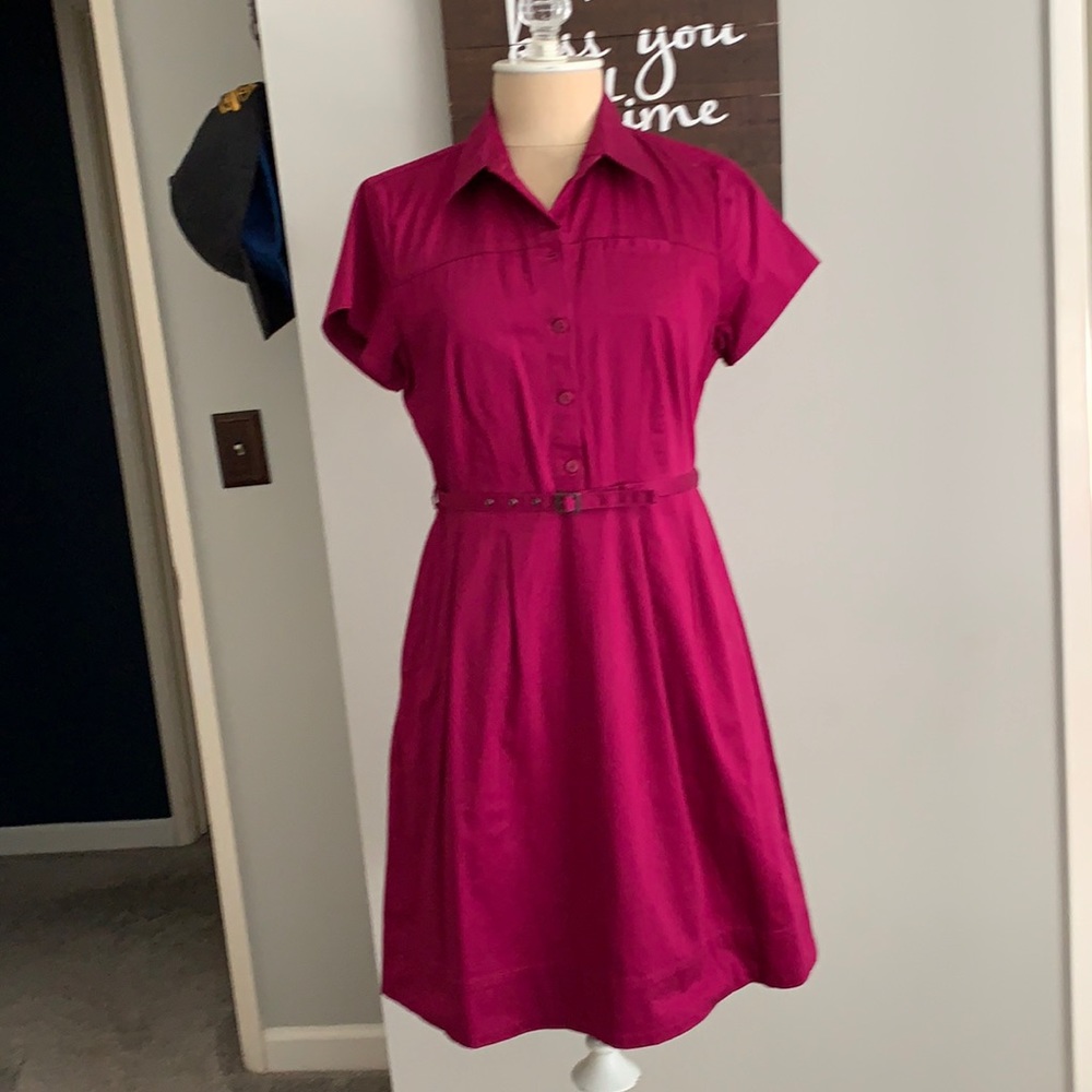 Banana republic size 6P shirt dress. Has pockets!!